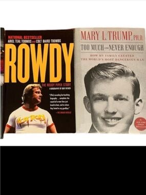 SALE!! autobiography Trump and rowdy piper
